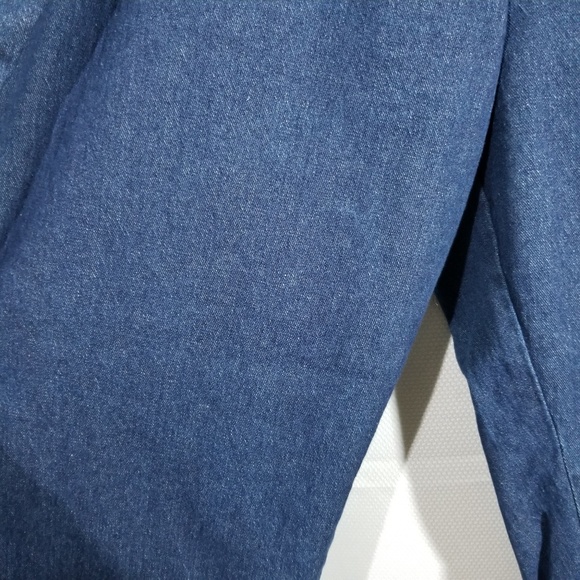 Woman Within 100% Thick Cotton Pull On Jeans 32W - Picture 4 of 8